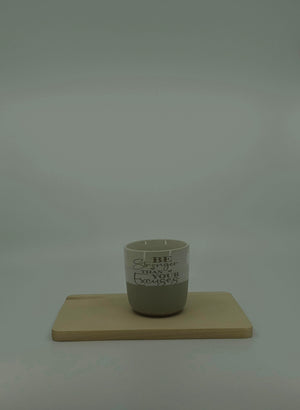 Keramiktasse mit Quote – moderne Spruch-Tasse | personalisierbar