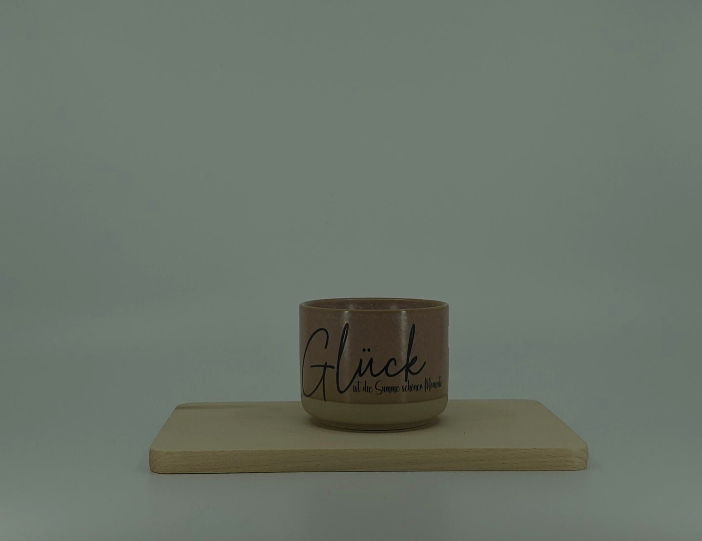 Personalisierte Kerze im Steingut – Kerze mit Gravur & Wunschtext