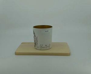 Personalisiertes Windlicht mit Gravur – individuelles Glas-Windlicht mit Wunschtext | Geschenkidee